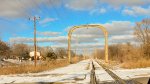 Rail tracks at Allen Park